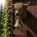 🔥Last Day 49% OFF - Highland Cow Welcome Bell
