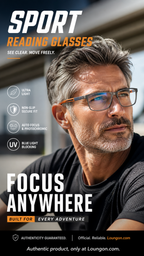 🔥HOT SALE:£9.99🔥Sports Smart Photochromic Progressive Bifocal Glasses