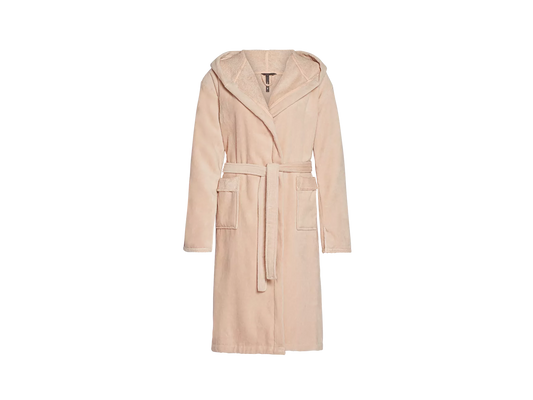 Super Smooth Cotton Bathrobe Women XL Pale Pink
