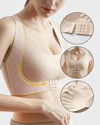 🎉LAST DAY SALE - 50% OFF⚡Front Closure Cross-Back Wireless Posture Bra