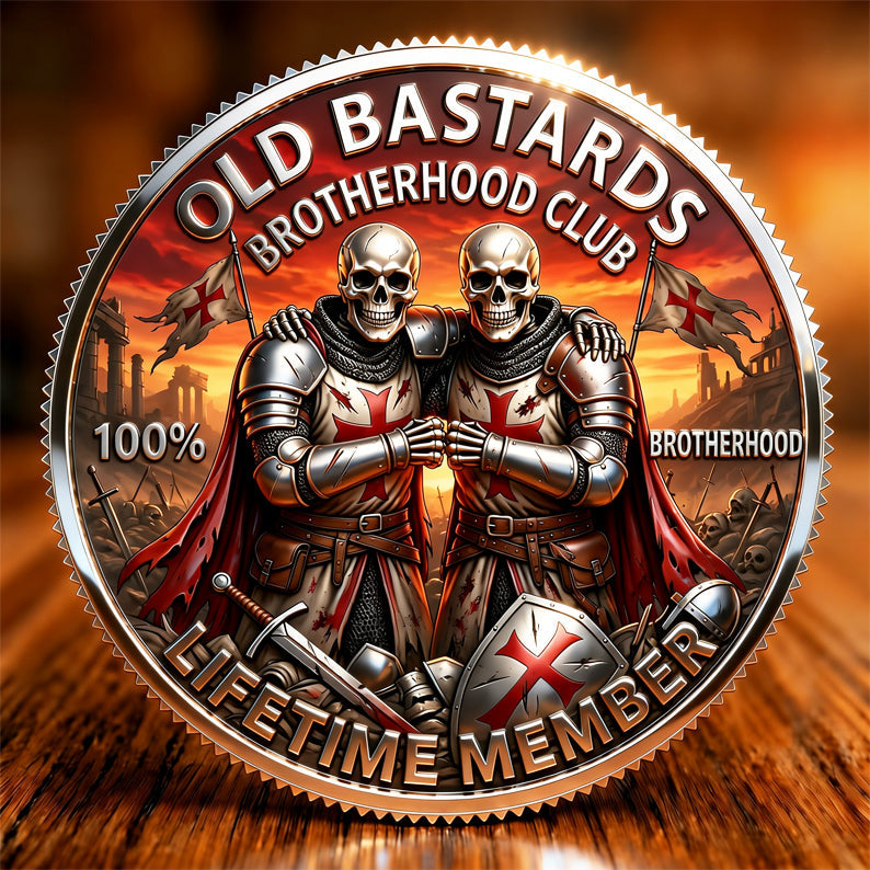 ⚔️Last Day 60% OFF - Crusader Brotherhood Challenge Coin