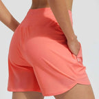 🌞Hot Sale 50% OFF🩳Women's 5" Swim Board Shorts High Waisted Quick Dry Swimming Bottoms